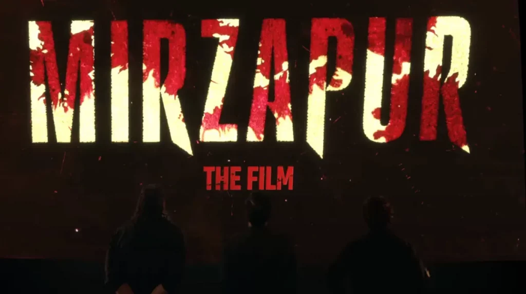 Mirzapur The Film Announced